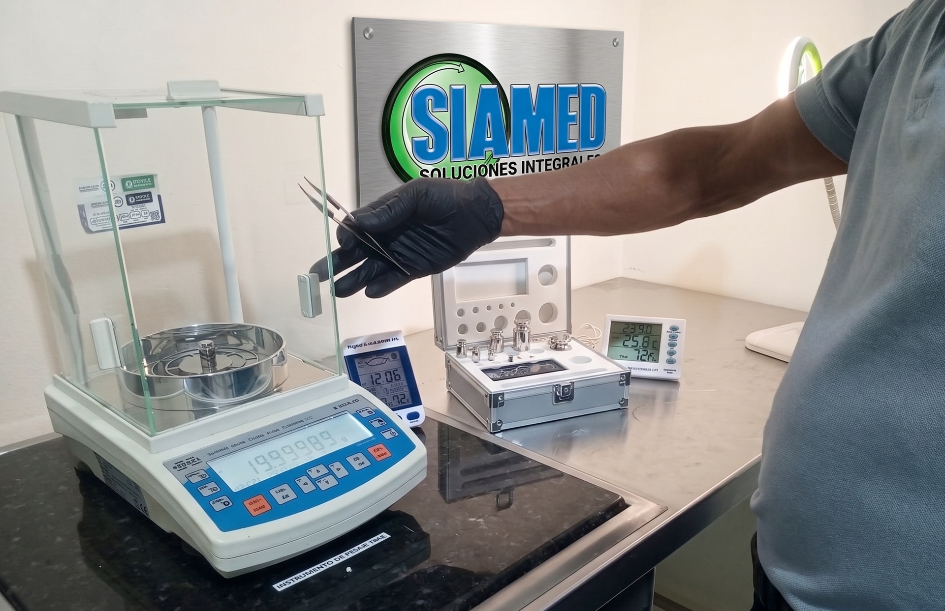 Instrumentos de medición y metrología calibrados en laboratorio de alta precisión